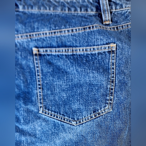 Old Navy Woman's Vintage/Y2K Blue Denim Maxi Skirt - Picture 7 of 8